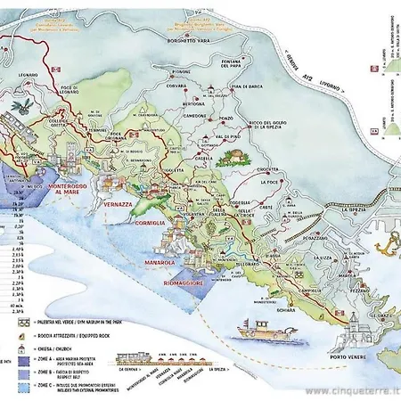 La Torretta Bed&walk 5 Terre Tatil Evi *